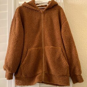 Shein | Teddy Bear Hooded Jacket